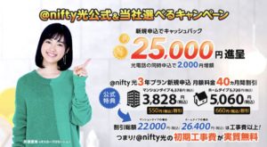 [2021]失敗しない！安心できるお得な@nifty光代理店３選